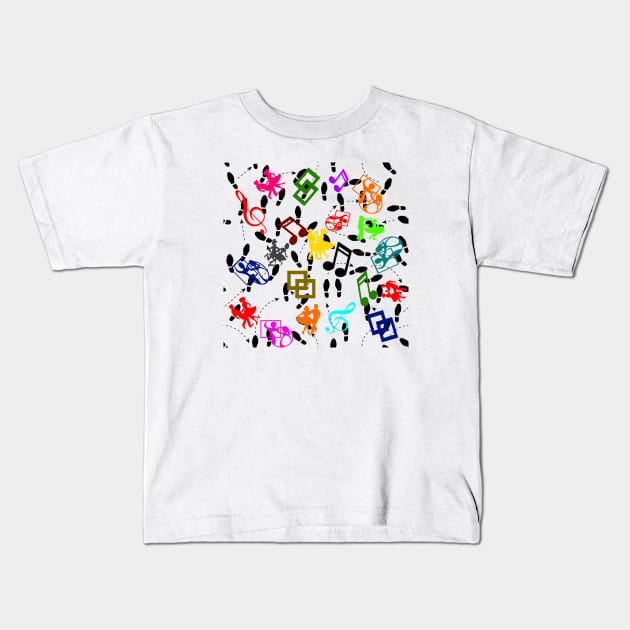 SDQ Jumble Kids T-Shirt by DWHT71